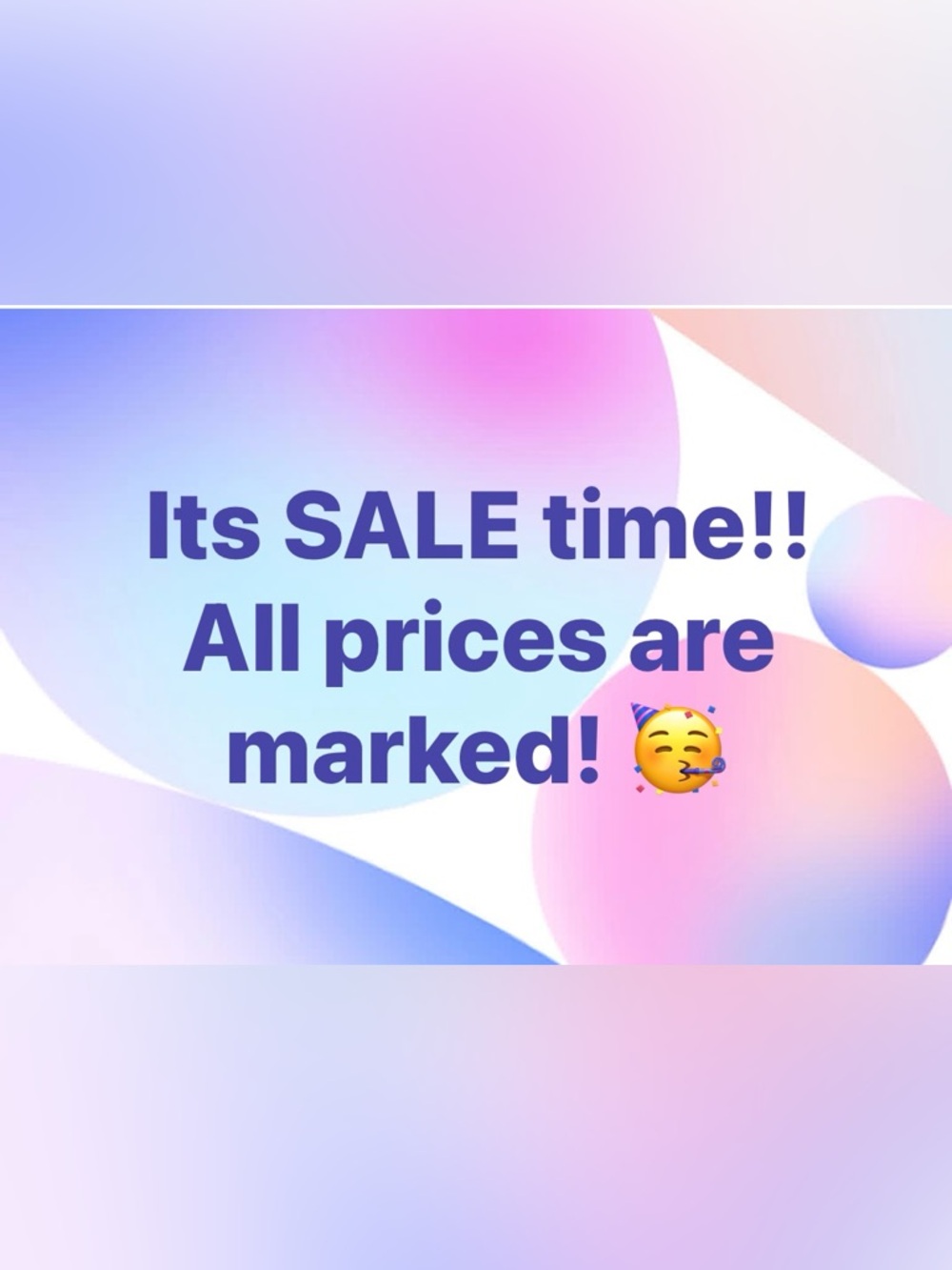 Sale Graphic Poster - Pastel Gradient Design